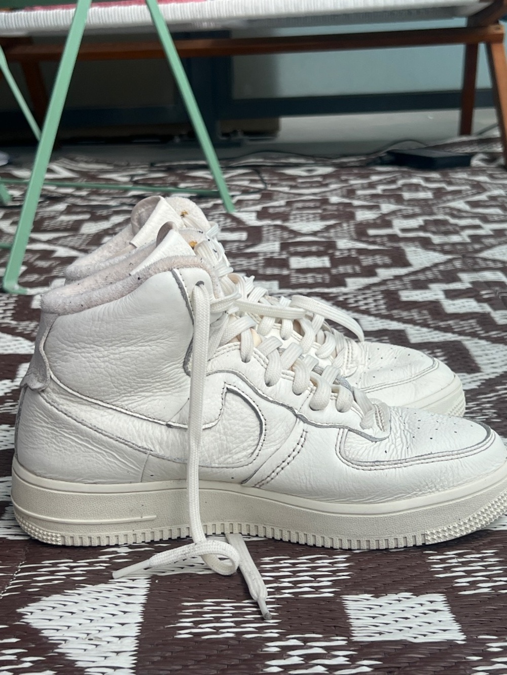 Rare cream Air Force ones